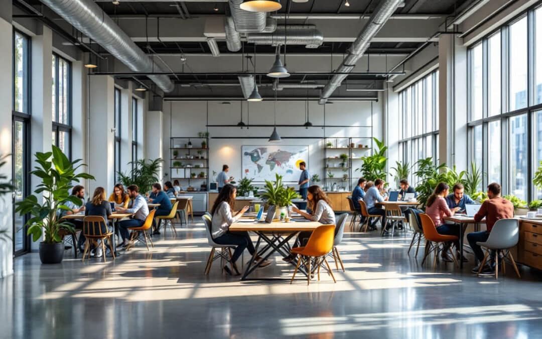 Transformar oficinas tradicionales en espacios abiertos y colaborativos