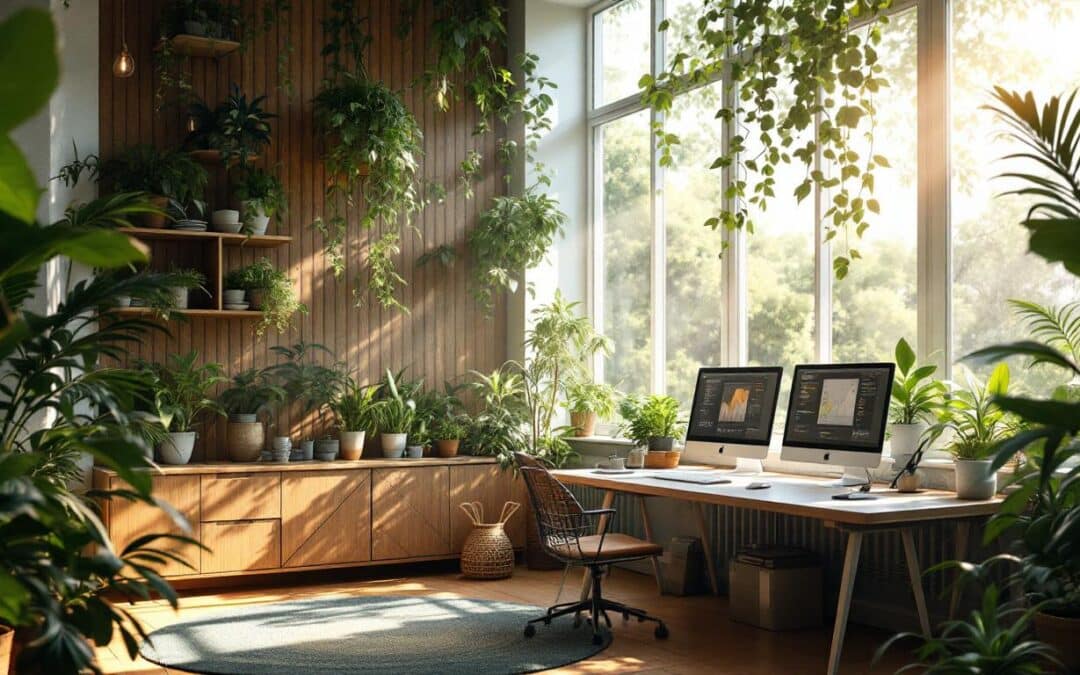 El impacto del diseño biofílico en la productividad y bienestar laboral